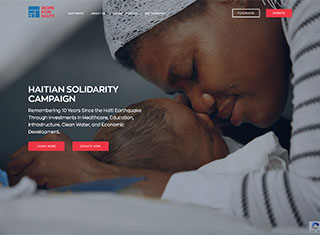 Charity Web Design Design Example