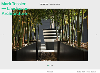 Landscaping Web Design Design Example