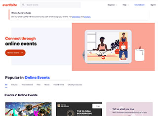 Entertainment Web Design Design Example