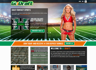 Sports Web Design Design Example