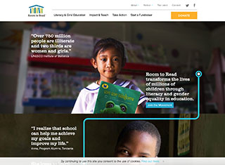 Charity Web Design Design Example