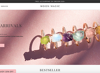 Jewelry Web Design Design Example