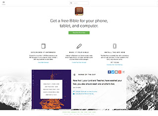 Religious Web Design Design Example