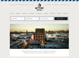 hotel website design