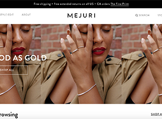 Jewelry Web Design Design Example