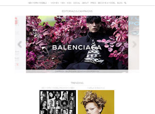 Fashion Web Design Design Example