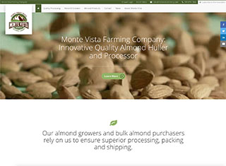 Agriculture Web Design Design Example