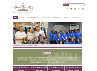 Charity Web Design Design Example