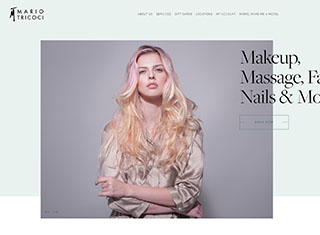 Salon / Spa Web Design Design Example