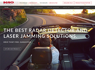 Auto Web Design Design Example