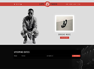 Music Web Design Design Example