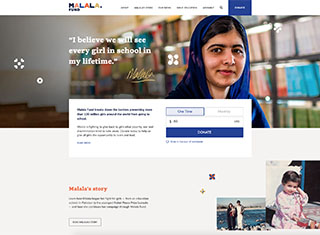 Charity Web Design Design Example