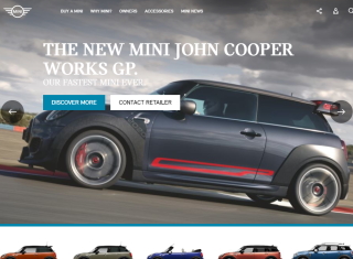 Auto Web Design Design Example