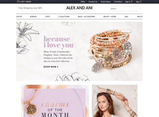 Jewelry Web Design Design Example