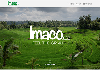 Agriculture Web Design Design Example