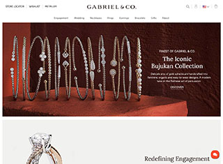 Jewelry Web Design Design Example