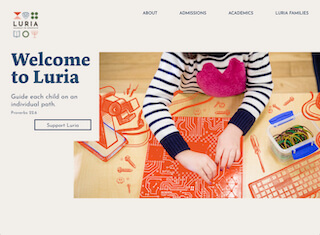 Educational Web Design Design Example