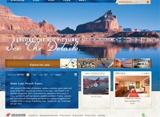Travel Web Design Design Example