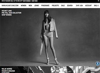 Fashion Web Design Design Example