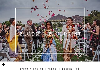 Wedding / Event Web Design Design Example