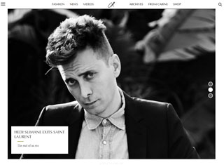 Fashion Web Design Design Example