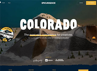 Promotional Web Design Design Example