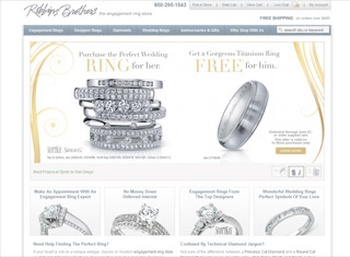 Jewelry Web Design Design Example