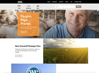 Agriculture Web Design Design Example