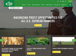 Agriculture Web Design Design Example