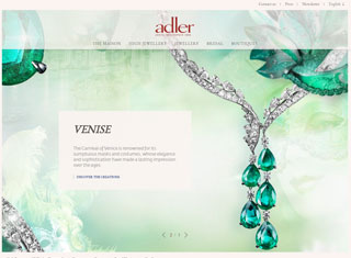 Jewelry Web Design Design Example