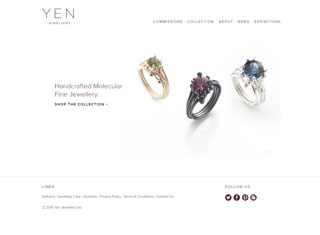 Jewelry Web Design Design Example