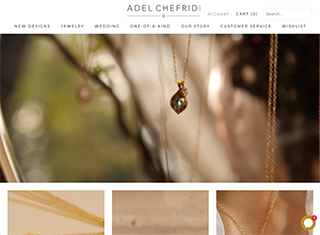 Jewelry Web Design Design Example