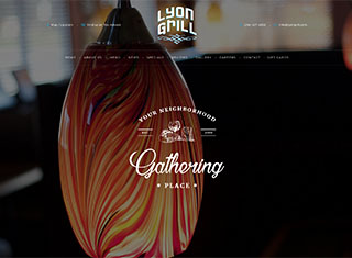 Restaurant Web Design Design Example