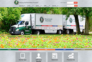 Transportation Web Design Design Example