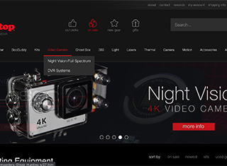 Paranormal Web Design Design Example