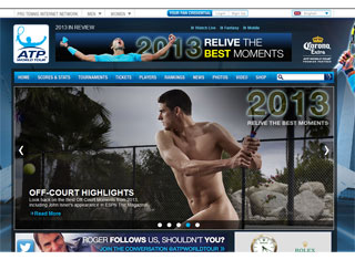 Sports Web Design Design Example