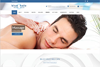 Salon / Spa Web Design Design Example