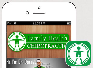 Chiropractor App Development Design Example