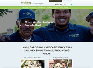 Landscaping Web Design Design Example