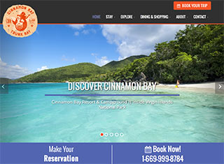 Travel Web Design Design Example