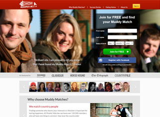 Dating Web Design Design Example