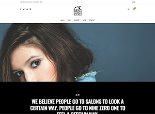 Salon / Spa Web Design Design Example