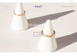 Jewelry Web Design Design Example