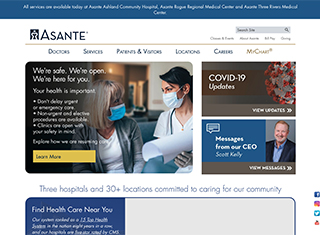 Medical Web Design Design Example