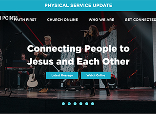 Religious Web Design Design Example