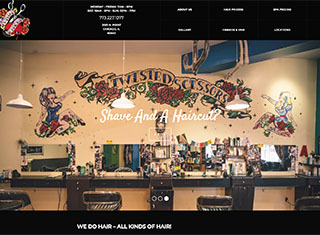 Salon / Spa Web Design Design Example