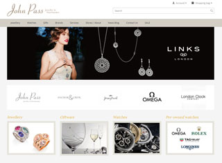 Jewelry Web Design Design Example