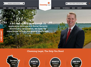 Lawyer Web Design Design Example