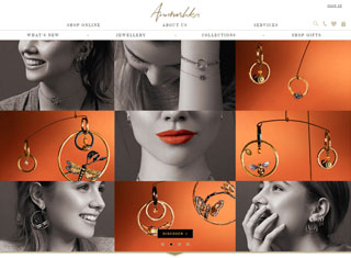 Jewelry Web Design Design Example