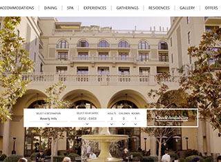 Hotel Web Design Design Example